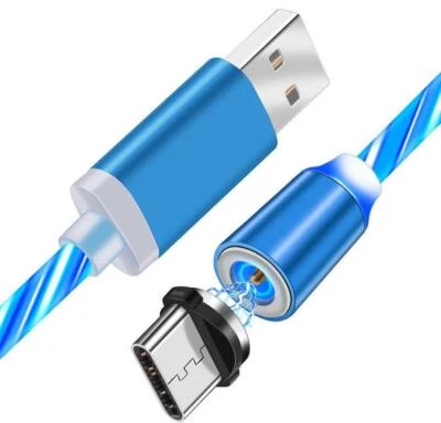 MAGNET CANDY Flow LED Light-up USB Charger Cable for MICRO-C TYPE REVERSIBLE - Image 1 of 4