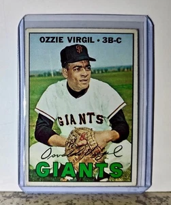 Ozzie Virgil 1967 Topps MLB #132 Baseball Card San Francisco Giants - Imagen 1 de 2