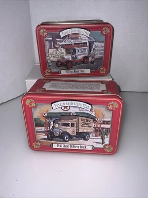 NIB 1/32  Texaco Die Cast 1913 Ford Model T & 1930 Chevy Delivery Van - Image 1 of 4