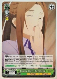 Weiss Schwarz Pajama Party, Sortiliena SAO/S80-E051 C NM/M - Picture 1 of 1