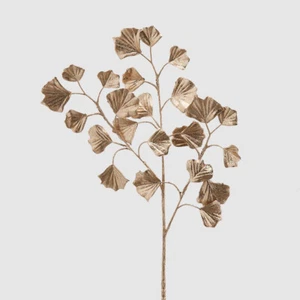 EDG - Enzo de Gasperi Pianta artificiale ramo Gingko Bell h62   Plastica Champag - Foto 1 di 1