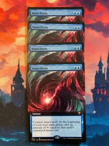 MTG Commander Legends Mana Drain Extended Art x 4 - Picture 1 of 1