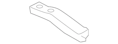 2008-2011 Toyota Land Cruiser reinforcement left rear frame OEM 5163B-60010 NEW - Image 1 of 4