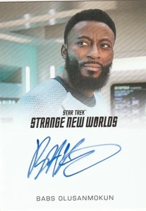 2023 Star Trek Strange New Worlds Season 1 Babs Olusanmokun autograph M'Benga - Picture 1 of 1