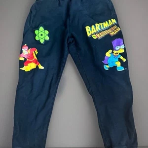 Simpson Youth 2xl Black Joggers With Patch Details - Picture 1 of 7