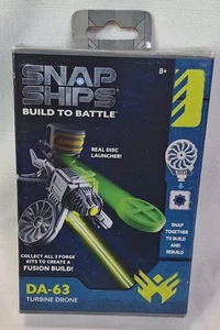 SNAP SHIPS Build To Battle DA-63 Turbine DRONE Space Ship Robot Toy Incomplete  - Picture 1 of 4