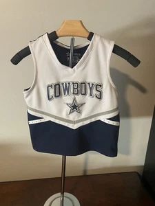 Top animadora Dallas Cowboys niñas azul marino mediano 8/10 - Imagen 1 de 3