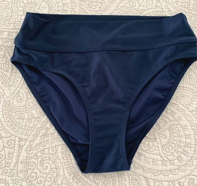 NAUTICA High Waisted Swimsuit bottoms - NAVY BLUE - S Small - Image 1 of 3