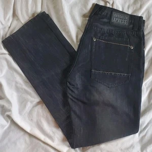 Jeans Brooklyn Xpress NUEVOS 34x32 Negro Bootcut NUEVO CON ETIQUETAS NUEVO EN STOCK Estilo No BX8047MP  - Imagen 1 de 16
