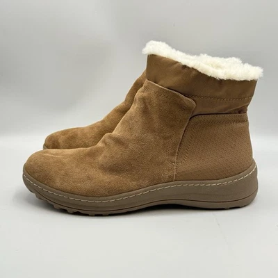 Botas de Invierno Baretraps Gamuza MUJER TALLA 10 AIDAN Marrón Claro Whisky Cremallera Lateral Foto 1 de 4