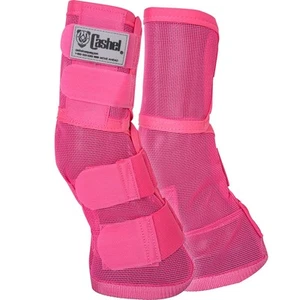 Crusader Horse Fly Leg Guards Pink Horse - Picture 1 of 4