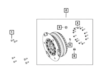 Kit convertidor de par Mopar genuino RL261595AA Foto 1 de 3