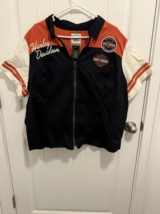 Harley Davidson Full Zip Authentic Damenshirt Größe 3X - Bild 1 von 7