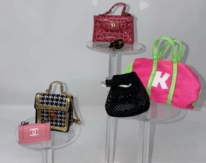 6 Pieces Of Dolls Purses  Pre Owned Excellent Condition - Picture 1 of 12