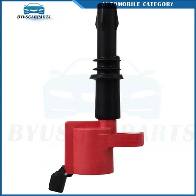Red Ignition Coil For 05 2006 2007 2008 5.4L V8 Ford F-150 Expedition - Image 1 of 4