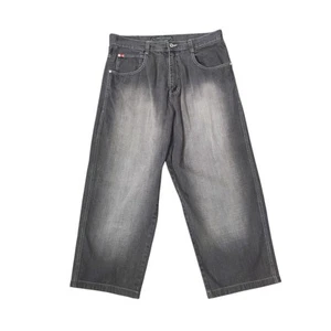 VINTAGE Southpole Jeans Mens 38x30 Measures 37x27 Red Tab Baggy Grunge Y2K Emo - Picture 1 of 24