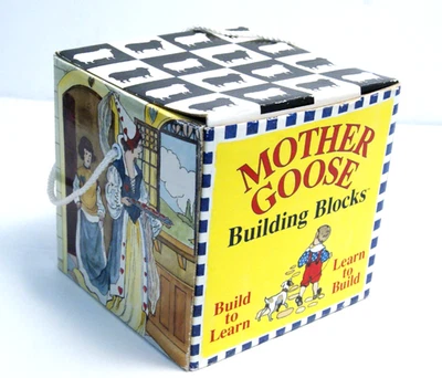 Blocos de construção vintage década de 1990 mãe ganso decoração chá de bebê adereços de filme LEIA - Imagem 1 de 4