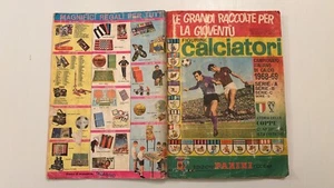 Album figurine calciatori Panini 1968/69 con circa 400 figurine da recupero. - Foto 1 di 24