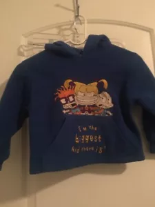 Nickelodeon Rugrats Boys Fleece Hoodie Top Jacket Graphic Size XS Multi-Color - Picture 1 of 10