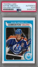 1992-93- O P CHEE-WAYNE GRETZKY AUTHENTIC AUTOGRAPH-PSA/DNA-#220 EDMONTON OILERS