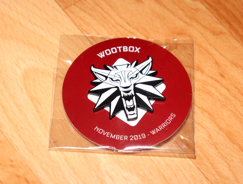 The Witcher Wootbox November 2019 Warriors Rare Pin / Badge Collectible - Image 1 of 4