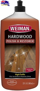 Wood Floor Polish & Restorer 32oz – Scratch Repair, Shine, Protect, Hardwood - Picture 1 of 12