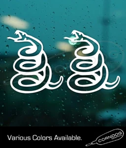 PAIR 2" Don't Tread on Me STICKER VINYL DECAL 2nd MOLON LABE SNAKE GADSDEN - Bild 1 von 3