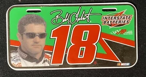 NASCAR Bobby Labonte Interstate Batteries Joe Gibbs Racing 18 Mini License Plate - Picture 1 of 2