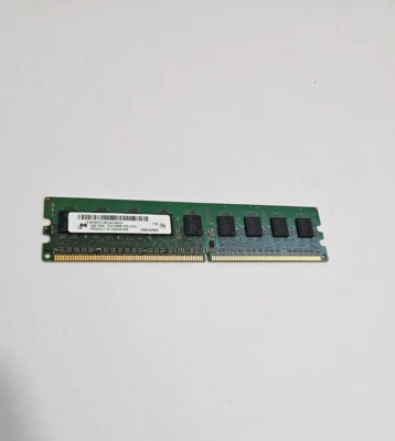 Micron MT9HTF12872AZ-667H1 1Gb 1Rx8 PC2-5300E ECC Memory Stick - Image 1 of 2