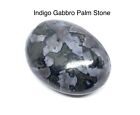 Indigo Gabbro (Mystic Merlinite) Palm Stone From Madagascar 181g Reiki