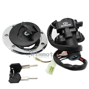 For Kawasaki Ignition Switch Fuel Gas Cap Cover Lock key NINJA ZX9R ZX900 ZXR400 - Picture 1 of 6