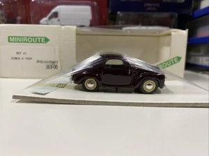 Miniroute 1/43 Réf.41 : SIMCA 6 1949 État Neuf - Bild 1 von 19