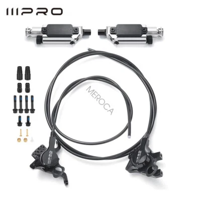 Juego de frenos de disco híbridos para bicicleta de carretera IIIPRO 2 pistones MTB delanteros/traseros 1000/1750 mm Foto 1 de 4