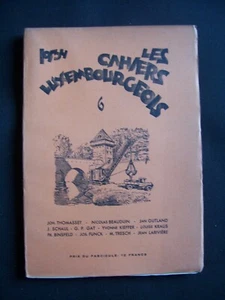 Les cahiers luxembourgeois - N°6 1934 - Imagen 1 de 1