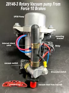 Electric Rotary Vacuum pump 12 V - Brake Booster Vacuum Pump - "Plug and Play" - Picture 1 of 10