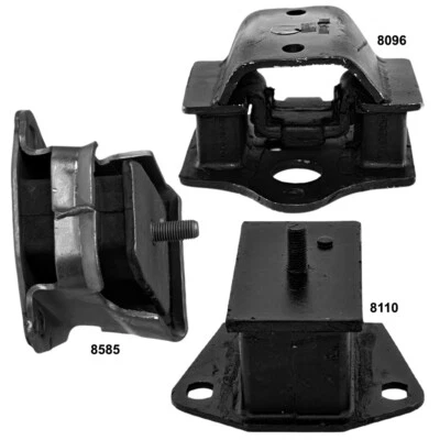Engine Motor Mounts & Transmission Mount 3PCS for Dodge Ram 50 85-83 L4-2.3L 4WD - Image 1 of 4