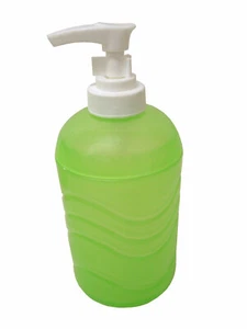 (TC115) DOSIFICADOR DISPENSADOR JABON LIQUIDO BAÑO PLASTICO ONDAS VERDE 300ML - Imagen 1 de 1