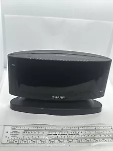 Sharp LED Digital Alarm Clock, Swivel Base, Black Case, Red Display, SPC033A - Picture 1 of 1