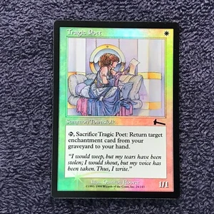TRAGIC POET  common FOIL  1999 URZA'S LEGACY MTG Unplayed  Near mint - Picture 1 of 14