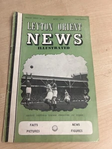 Leyton Orient News Illustrated Football Magazine 1956 No 4 - Picture 1 of 1
