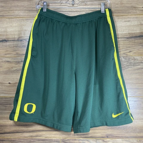 Nike Dri-Fit Oregon Ducks Athletic Basketball Shorts Mens Size Medium Green Cover