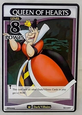 KINGDOM HEARTS TCG Queen of Hearts 76/128U Level 8 A Darkness Awakened NM ccg - Image 1 of 2