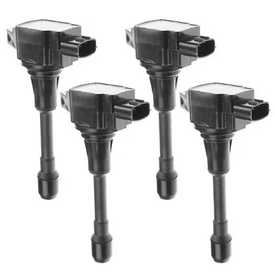 Bobinas de encendido para 4 piezas Nissan Versa 12-19 Versa Note 14-19 1,8-1,6 L 224481HC0A- Foto 1 de 4