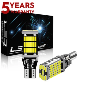 Pair T15 921 6000K Bright Reverse LED Lights For Mitsubishi ASX 2010–present - Imagen 1 de 16