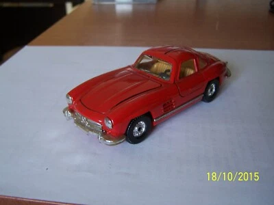 CORGI Mercedes 300 SL 1954 rouge intérieur beige #802 - 1/36 - 1983 - Photo 1/3