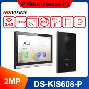 Hikvision IP Video Intercom Kit DS-KV6133-WME1 Türklingel + DS-KH6350-WTE1 Monitor - Bild 1 von 8