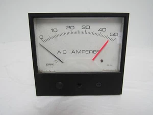CROMPTON AC AMPERES FA = 5A PANELMETER - Bild 1 von 5