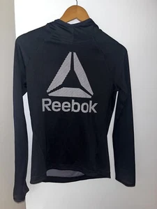 REEBOK SIZE XS Black Speedwick Running Jumper Women's MA222 Activewear Ladies - Picture 1 of 6