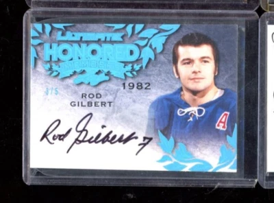 2015 LEAF ULTIMATE HONORED MEMBERS ROD GILBERT #HM-RG1 AUTO 3/5 - Image 1 of 2