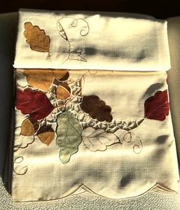 Fall Tablecloth 60"x84" Oblong, Thanksgiving Autumn Harvest JCP NEW - Picture 1 of 12